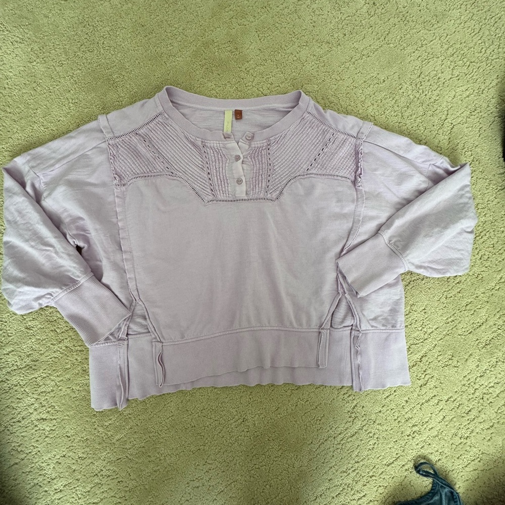 Pilcro Light Purple Button Down Women's Shirt